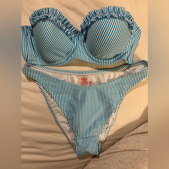 Lilly Pulitzer CUMULUS BLUE SEERSUCKER STRIPE 8 NWOT & 14 NWT - Picture 7 of 9